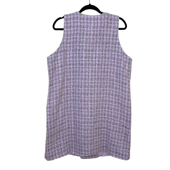 NWT Tuckernuck Pomander Place Bianca Dress Plus XXL Pink Peony Tweed - Picture 6 of 9